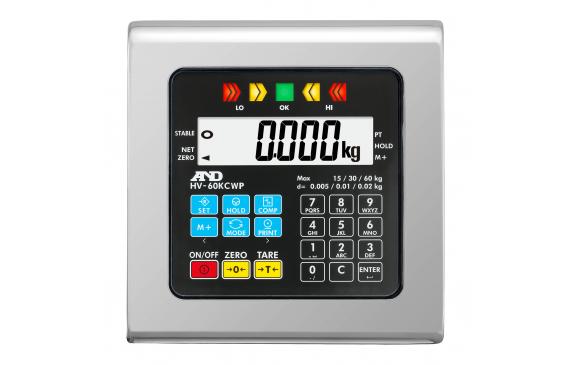 A&D HW-100KCWP 100kg x 0.01 kg Washdown Bench Scale