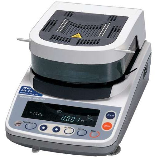 A&D MS-70 Moisture Analyzer - 71g x 0.1mg