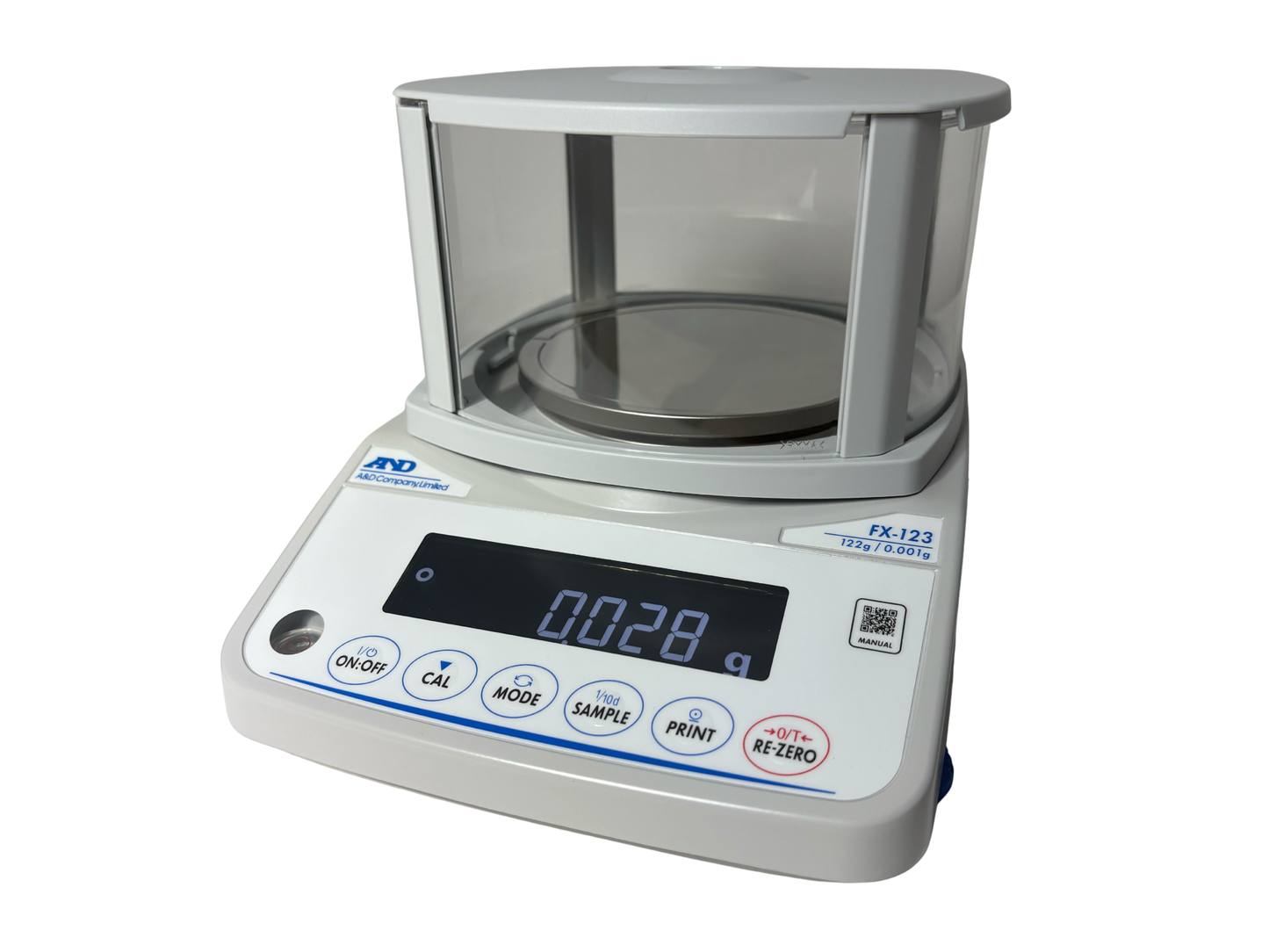 A&D FX-123i - 122g x 0.001g Precision Balance