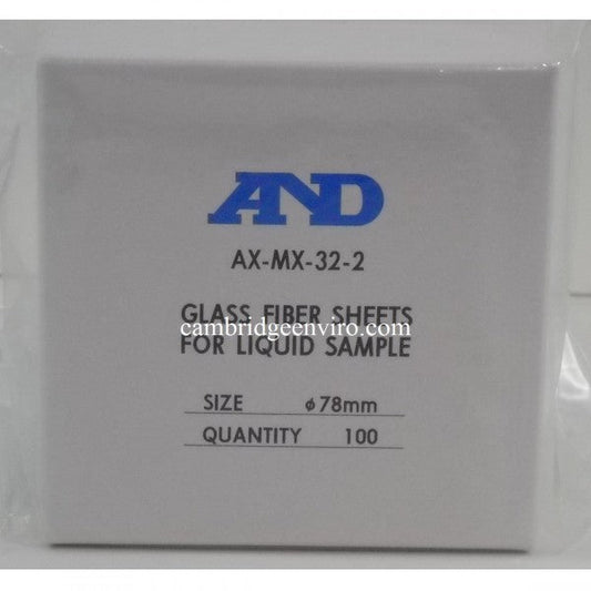AND Weighing Glass Fiber Sheets