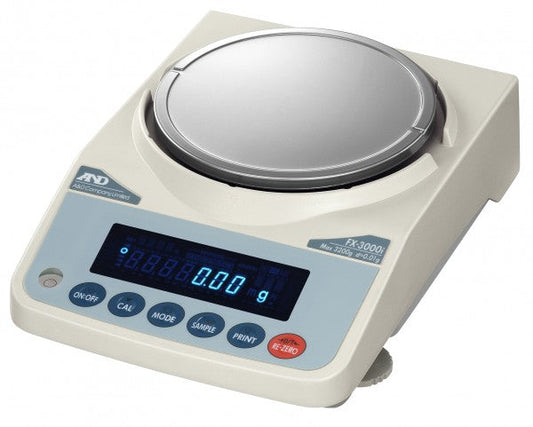 A&D FX-2000iNC - 2200g x 0.01g Legal for Trade Precision Balance