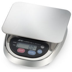 Balance compacte lavable A&amp;D HL-3000LWP 3 000 g x 1,0 g