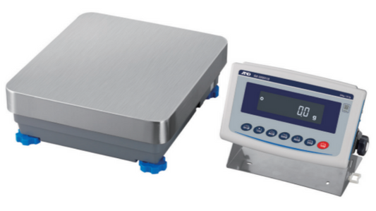 A&D GX-32001LDS - 6.2kg x 0.1g / 32kg x 1g Dual Range High Capacity Washdown Precision Scale